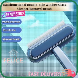 FELICE Multifunction 2 in 1 Double Side Adjustable Window Cleaner Window Brush Window Cleaner Window Squeegee