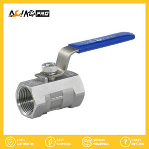 AumoPro 1PC ss316 Stop Kran Ball Valve Sankyo Stainless One-piece Ball Valve Female Tap Switch Heavy Duty Ball Valve with Lock Steam and Gas Sanitary Ball Valve