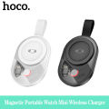 Bộ sạc không dây đồng hồ HOCO CW60 2.5W Cáp sạc di động từ tính USB-C cho iWatch1-10/Ultra,Đế sạc không dây mini dòng SE. 
