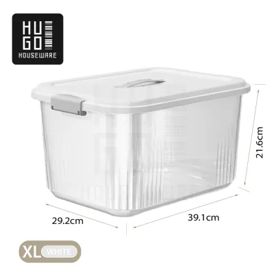 HUGO Container Box Set 4 Pcs Storage Box Organizer Tempat Penyimpanan Besar Jumbo Kontainer Plastik