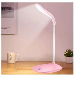 UCORP LED Desk Table Lamp Light Touch Sensor Switch Dimmable 3 Modes Light Rotating 360 USB Rechargeable