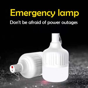 【Buy 1 with 1】5 modes bright 8 hours rechargeable bulb Emergency Light LED Waterproof camping light