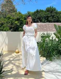 OLIVEPlain Color A - Line Maxi Long Ribbon Skirt - XS to Large  - xs to large - classy and elegant - premium fabric - excellent quality -  fabric from abroad  - premium quality  - mall quality  - multi way to wear  - color: black white pink light pink