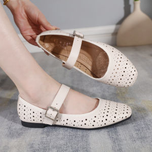 Doll Shoes for Women Classy Elegant Strap Loafer Fashionable Flat Office Work Running