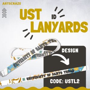 University of Santo Tomas (UST) High Quality Detachable ID Lanyards/Lace