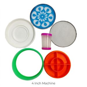 Kolam Kit | Rangoli Kolam Machine Set | 4| 8 Inch | Deepavali Decoration Kolam Kit