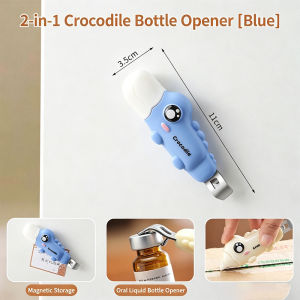 2-in-1 Ceramic Box Cutter & Bottle Opener Mini Cute Box Opener Built-In Magnetic Small Box Cutter safety Package Opener with Protective Cover for Packages Letters Office Home