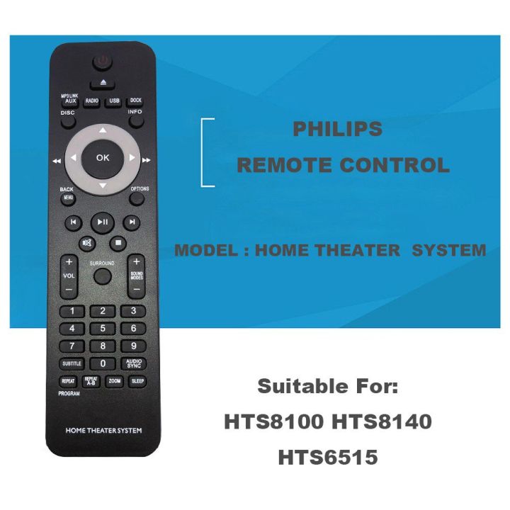 Philips%20Home%20Theater%20System%20TV%20Remote%20Control%20for%20HTS8100%20hts8140%20HTS6515%20Hts3373%20HTS3172%20for%20HTS1221%20HTS3%20-%20Image%202