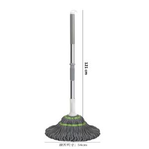 【ShopWithJoy】Magic Mop Pull And Squeeze Clean Tool Household Hands Free Spin Mop Lantai Floor Mop Hand Free Mop