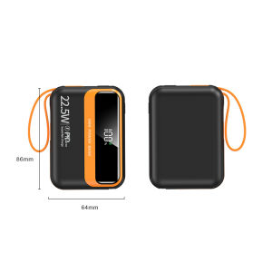 Original 150000 mAh Power Bank 22.5W Mini Powerbank Built in Cables Portable fast charging