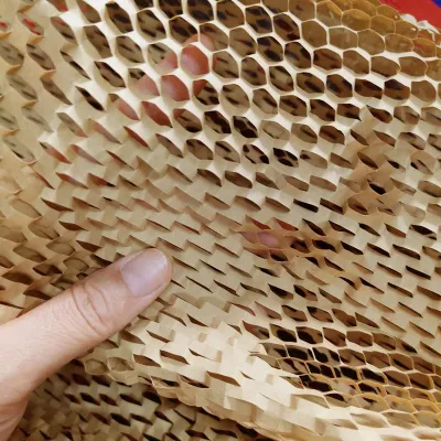 (READY STOCK) Honeycomb Wrap Paper Kraft Wrapping Packaging 蜂窝包装纸
