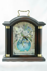 [ Woosilver ] ĐỒNG HỒ ĐỂ BÀN TRANG TRÍ VINTAGE 2IN1 - SECONDHAND -ĐHĐB97