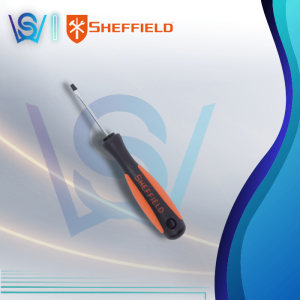 SHEFFIELD S2 SLOTTED SCREWDRIVER (Magnetic Tip Cr-Mo Blade Cr-V Chrome-plated) Flat Head Pemutar Skru 螺丝起子
