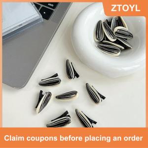 【ZTOYL】 New Simulation Food Hairpins Creative Personality Melon Seed Barrettes Hair Clips Funny Food Hairgrips Fashion Hair Accessories Hair Pins