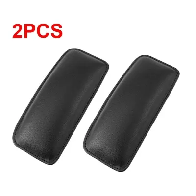 Kebidumei PU Leather Car Leg Knee Cushions Elbow Pad Auto Door Center Control Armrest Soft Pad Car Interior Leg Knee Thigh Support
