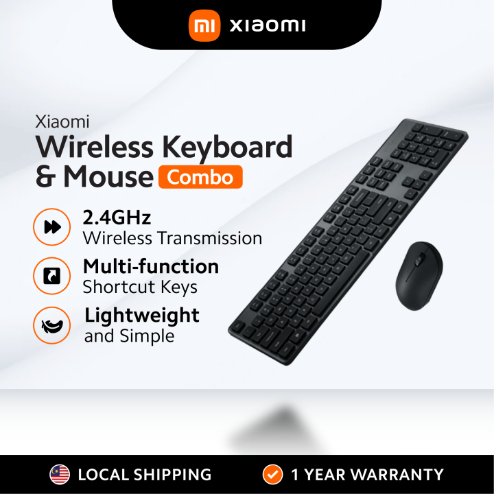 Xiaomi Wireless Keyboard & Mouse Combo | USB Wireless Keyboard Mouse ...