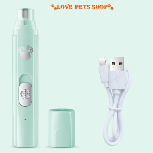 Máy mài móng cho chó mèo hình dấu chân cổng sạc USB - Love Pets Shop