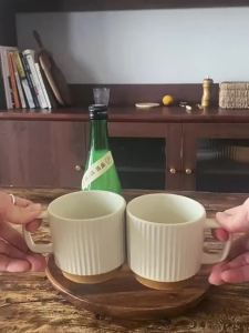 《1017》OMK แก้วเซรามิกมินิมอลสมัยใหม่ 240ML แก้วกาแฟ