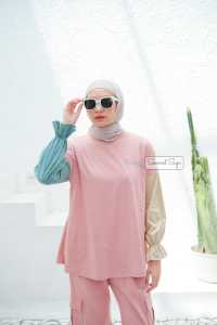 ARRABELLA BASIC TOP BY SECOND SIGN BAHAN COTTON COMBED KEMEJA ALL SIZE MURAH PREMIUM KEKINIAN MODIS CANTIK