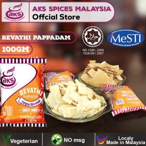 Kerepek Pappadam Rangup | Crispy Pappadam Chips [100G] - AKS