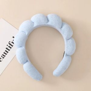 Bando Shellie Korean Fluffy Head Band Busa Empuk Bandana Fashion Aksesoris Rambut Wanita HS BDO14