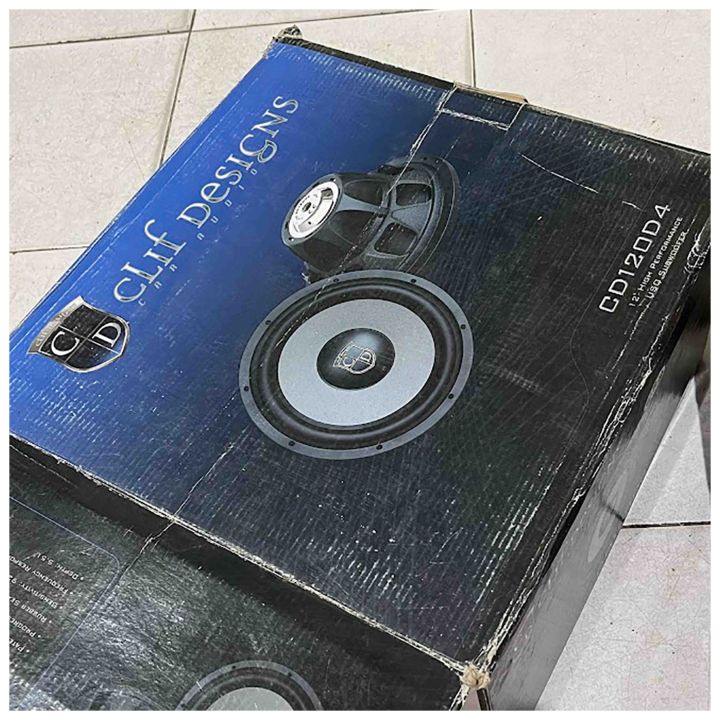 Clif Designs CD120D4 Subwoofer 12 inch Double Voice Coils Garansi - Main Image