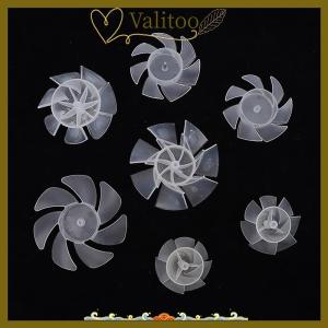 [Valitoo] 1 Pc 7 Blades Plastic Fan Blade Outside Diameter 35mm 42mm 50mm 65mm Plastic Cooling Fan Blade For Hair Dryer