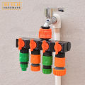4 Ways Water Outlet Controller With Shut Off Valve Garden Tap Faucet Connector Adaptor 一通四阀门出水控制器 Hose Splitter. 