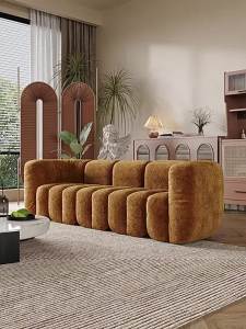 Single Chair Lazy Sofa Design Homestay Living Room Hotel Pumpkin Module Fist Leisure Chair Sofa Chair