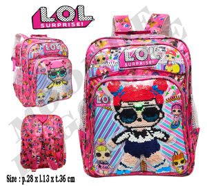 Tas Ransel Sequin / Usap Anak Sekolah SD Karakter L.O.L
