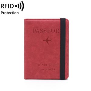 Dompet Paspor Kulit Passport Travel Wallet RFID Protection KJ221