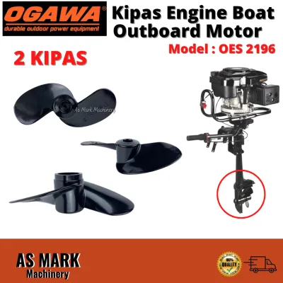 Kipas (hitam)OGAWA OES2196 Engine Boat Motor Outboard - Propeller / Kipas Enjin Boat (Original Spare Part)