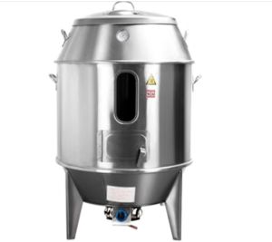 Ready✅ Commercial Charcoal Roast Duck Pork Turkey Rib Roaster Chicken Gas Oven Stove Dapur Panggang Itik BBQ Gas Chinese 煤气双层烧鹅炉