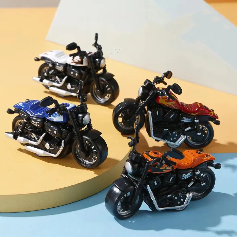 Mini Alloy Harley Davidson Pull Back Car Toys Motorcycle Model