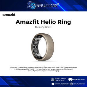 Amazfit Helio Ring I Wearable Fitness Tracker I Sleep Heart Rate Health Monitor I Up to 4 Days Battery Life