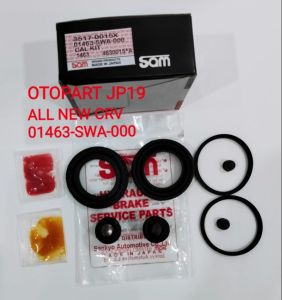 CALIPER KIT ALL NEW CRV GEN 3 GEN 4 KARET SEAL REM CAKRAM DEPAN ALL NEW CRV GEN 3 GEN 4 SAM 01463-SWA-000