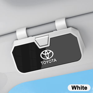 Suitable for Toyota Wigo Vios Corolla Camry Yaris Raize RAV4 Veloz Rush Fortuner Innova Zenix Hilux Car new mirror car sunglasses case stylish high-end multi-functional storage box