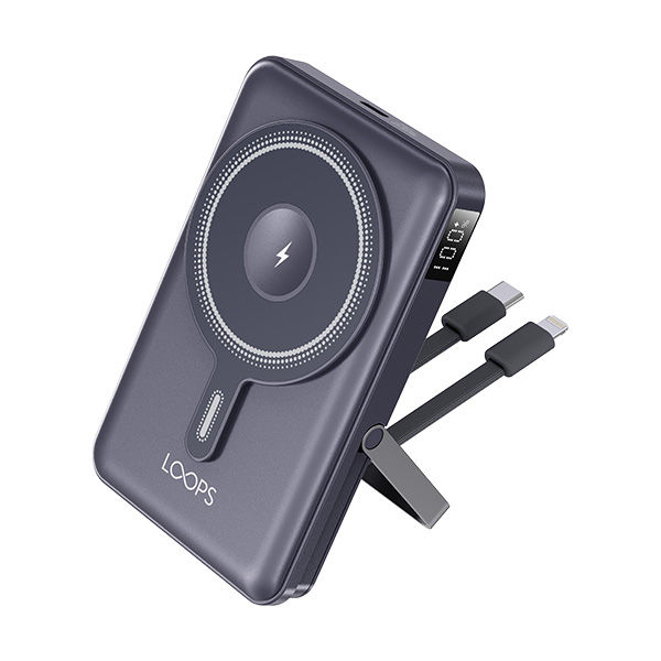 Loop Charge Panel LOOPS Wireless Powerbank Alpha LP03 10.000mAh - 3 in 1 Charge - cable ...