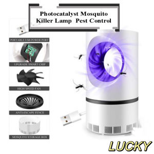 ✅100% Original Smilee Electronic Mosquito Killer UV Led Mosquito Trap Lamp White