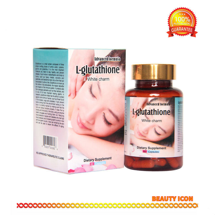 White Advance L-Glutathione White Charm Capsules Bottle of 60 Skin Whitening Capsules Pimple Removal Capsules Dark Spot Whitening Capsules Anti-Aging Capsules - Lazada | Lazada PH White Advance L-Glutathione White Charm Capsules Bottle of 60 Skin Whitening Capsules Pimple Removal Capsules Dark Spot Whitening Capsules Anti-Aging Capsules - Lazada | Lazada PH