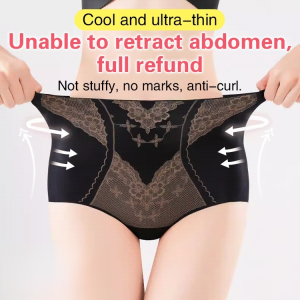 Triangle Pants Dress Appropriately Light and Cool High Waisted Tummy Tuck Hip Lifting Panties