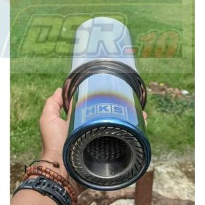 Knalpot mobil racing model HKS Gronel Sedet dengan type suara bass ulem cocok untuk semua jenis mobil berbahan bakar bensin dan solar sepertimobil jazz Mazda Avanza Xenia Veloz Mobilio Pajero Agya panther pickup grandmax dll