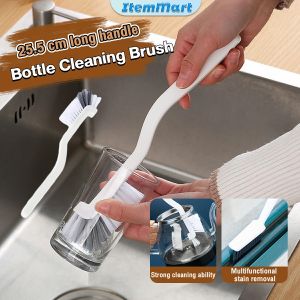 ItemMart Kitchen Cup Brush Soybean Milk Machine Bottle Cleaning Brush Lobster Brush Long Handle 25.5cm