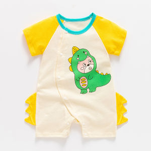 Cotton Onesie for Baby boy girl Formal Romper suit Gentleman Pullover Jumpsuit Clothes for Newborn