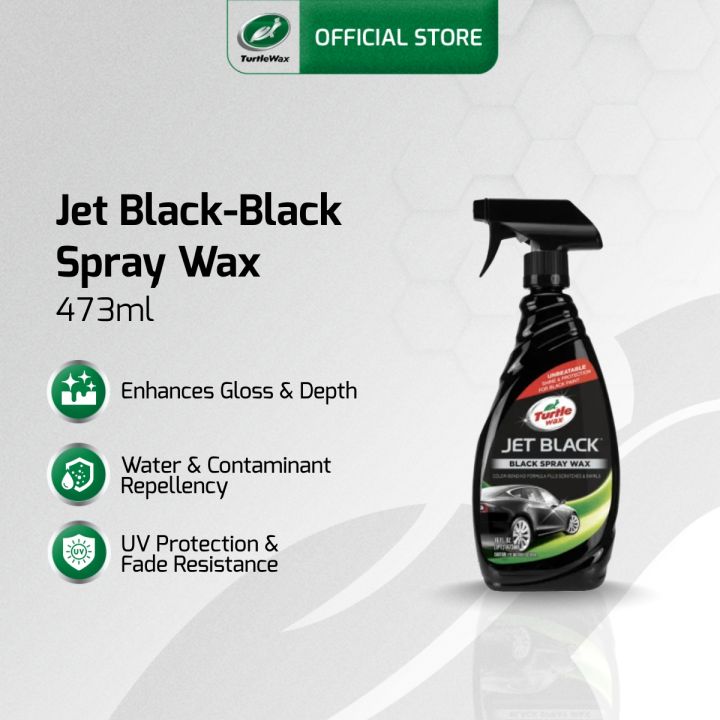 Turtle Wax Jet Black-Black Spray Wax 473ml T-11 Black Tinted