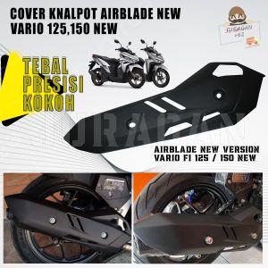 COVER TUTUP TAMENG KNALPOT AIRBLADE NEW VARIO 125 150 PCX CBU AIR BLADE VIETNAM HONDA MUFFLER PNP