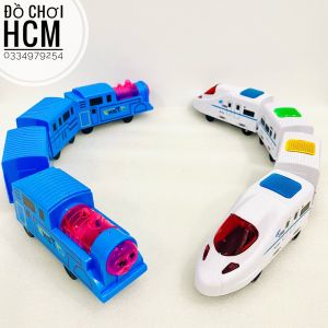 [HCM][DÙNG PIN NHIỂU MẪU] Đồ chơi xe lửa tàu điện ngầm đường ray xe lửa Thomas dành cho bé thích khám phá mô hình xe