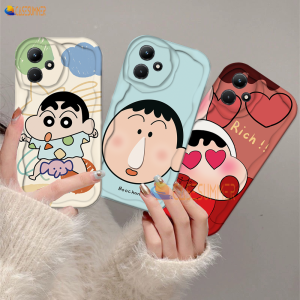 Casesummer Casing hp Infinix Smart 8 & Hot 30i: Desain Lucu dan Edge Wavy