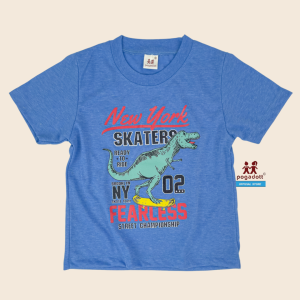 เสื้อยืดเด็กผู้ชาย เสื้อยืดเด็กโต ผ้าไม่ยับไม่ต้องรีด มีถึง 3XL