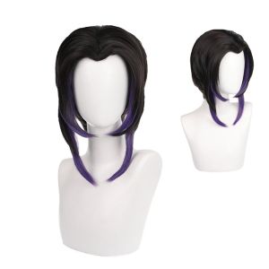 Anime demon killer Kimetsu No Yaiba Kochou Shinobu role-playing costume wig set sword Halloween anime adult kid costume
